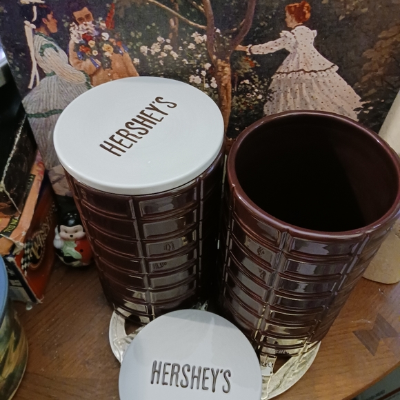 🍪4 VINTAGE SET Hershey Cookie Jar 🍪 By Fitz & Floyd,Rare Hard To Come By.🎁 - Picture 6 of 16